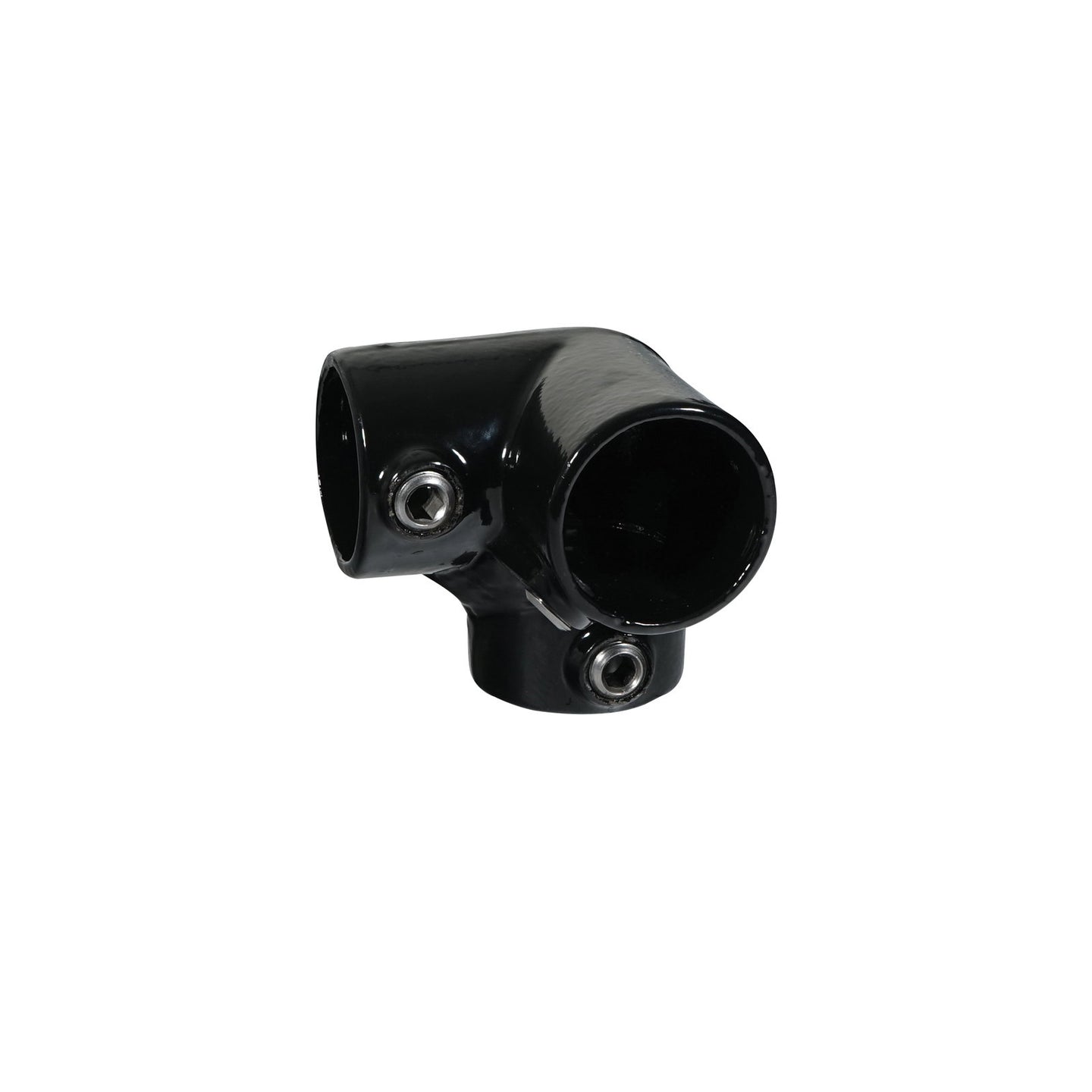 Elumen8 3 Way 90 Degree Elbow Black Key Clamp - Back Panel and Connections
