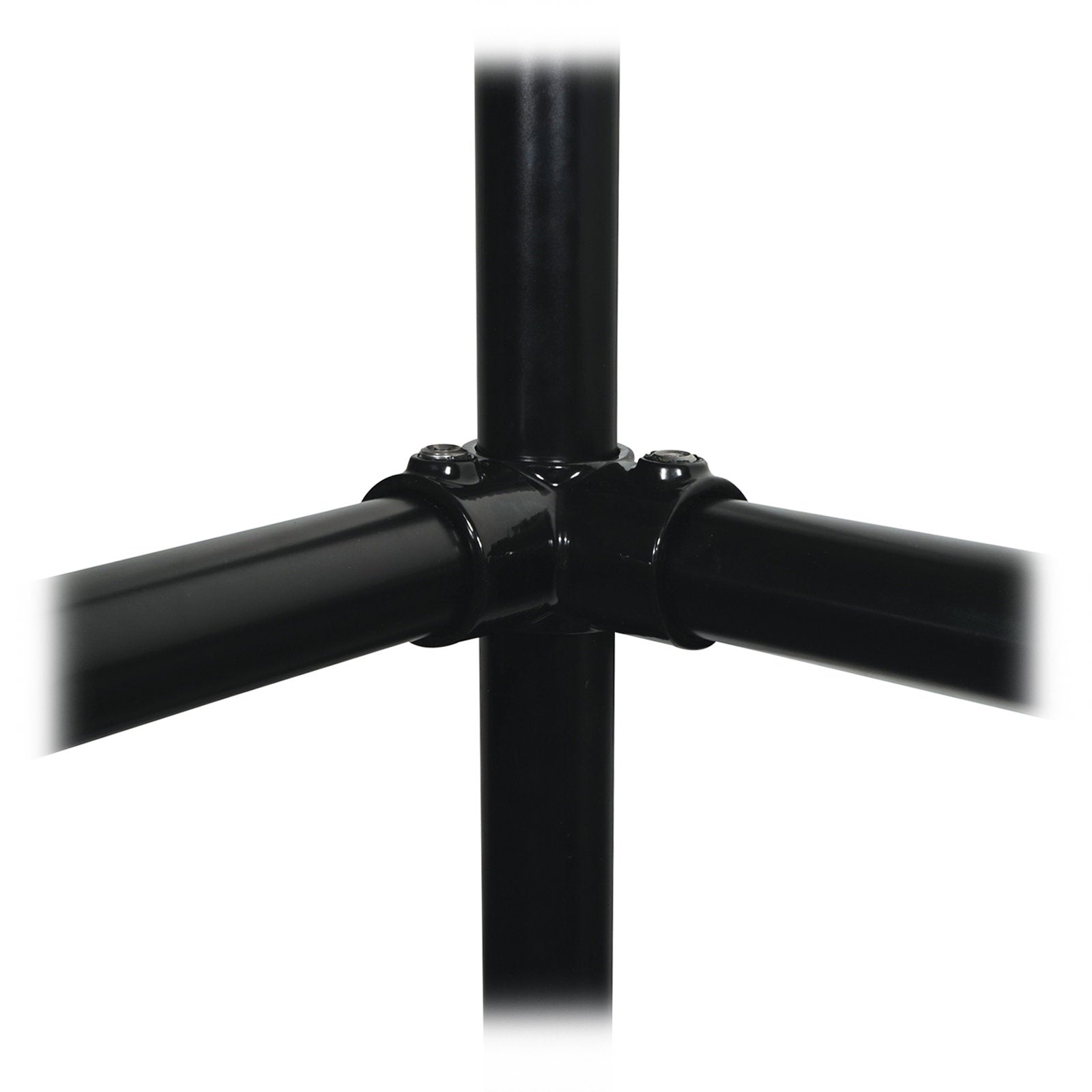 Elumen8 3 Side Outlet Tee Black Key Clamp - Back Panel and Connections