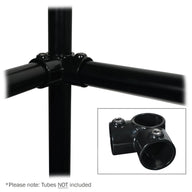 Elumen8 3 Side Outlet Tee Black Key Clamp - Main View