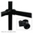 Elumen8 3 Side Outlet Tee Black Key Clamp - Main View