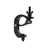 Equinox SLC 100B Aluminium 100kg Black Self Locking Clamp - Alternate View 1