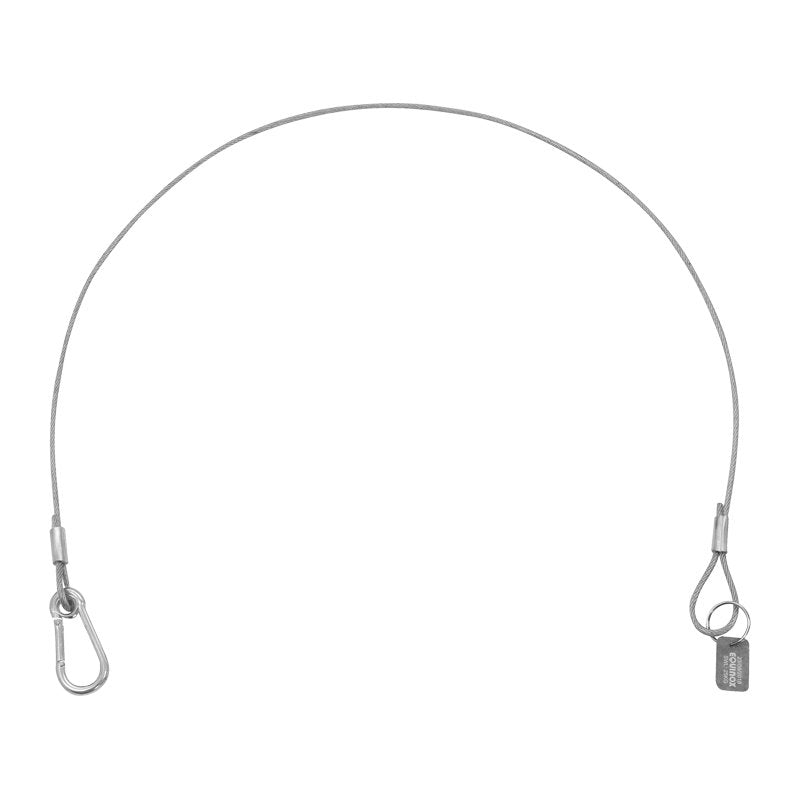 Equinox 75cm PVC Coated Safety Wire 25kg - Back Panel and Connections