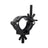 Venutec TC 25B Aluminium 25kg Black Half Coupler (35-38mm) - Main View