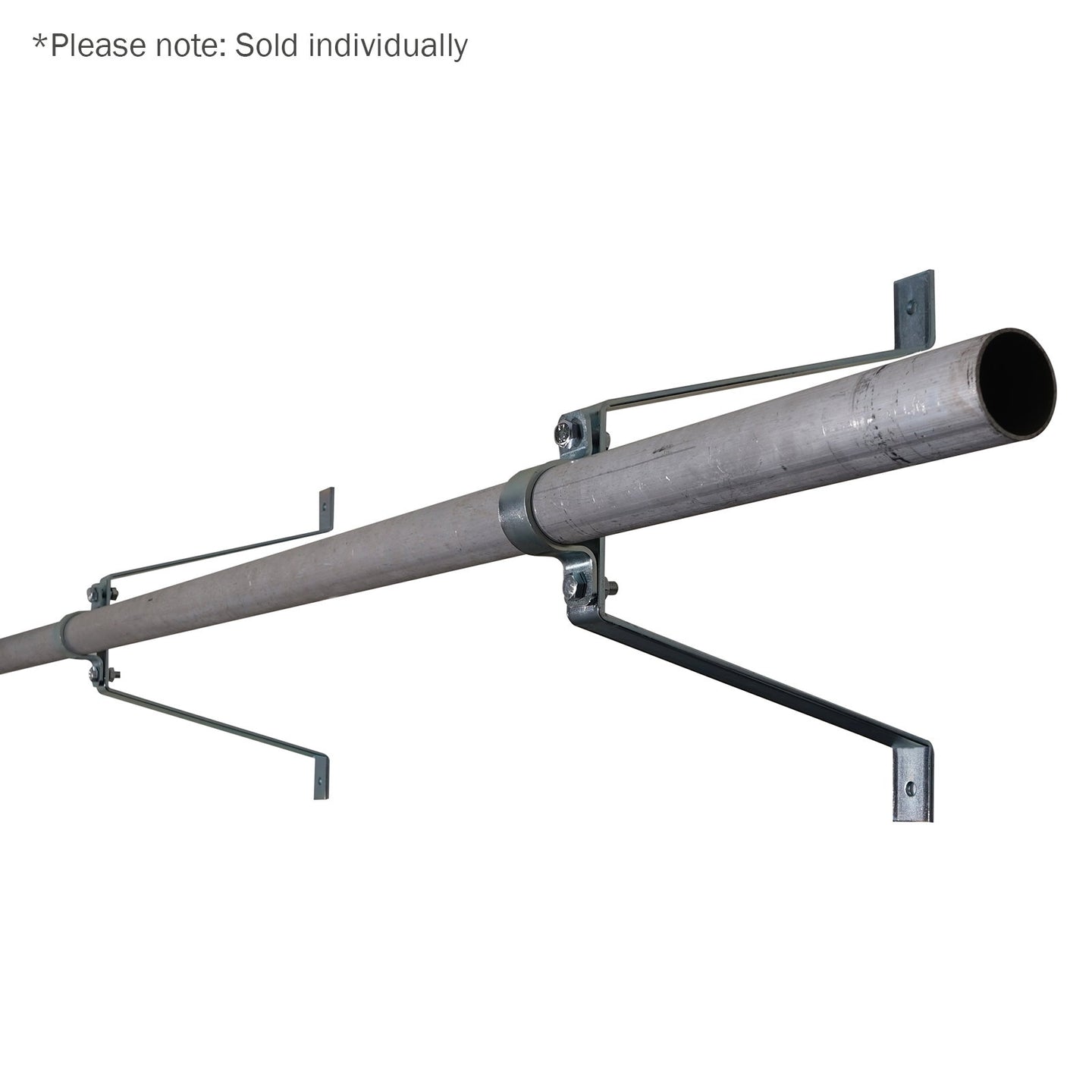 Elumen8 Pipe To Wall Bracket 300mm Zinc - Alternate View 7