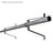 Elumen8 Pipe To Wall Bracket 300mm Zinc - Alternate View 7
