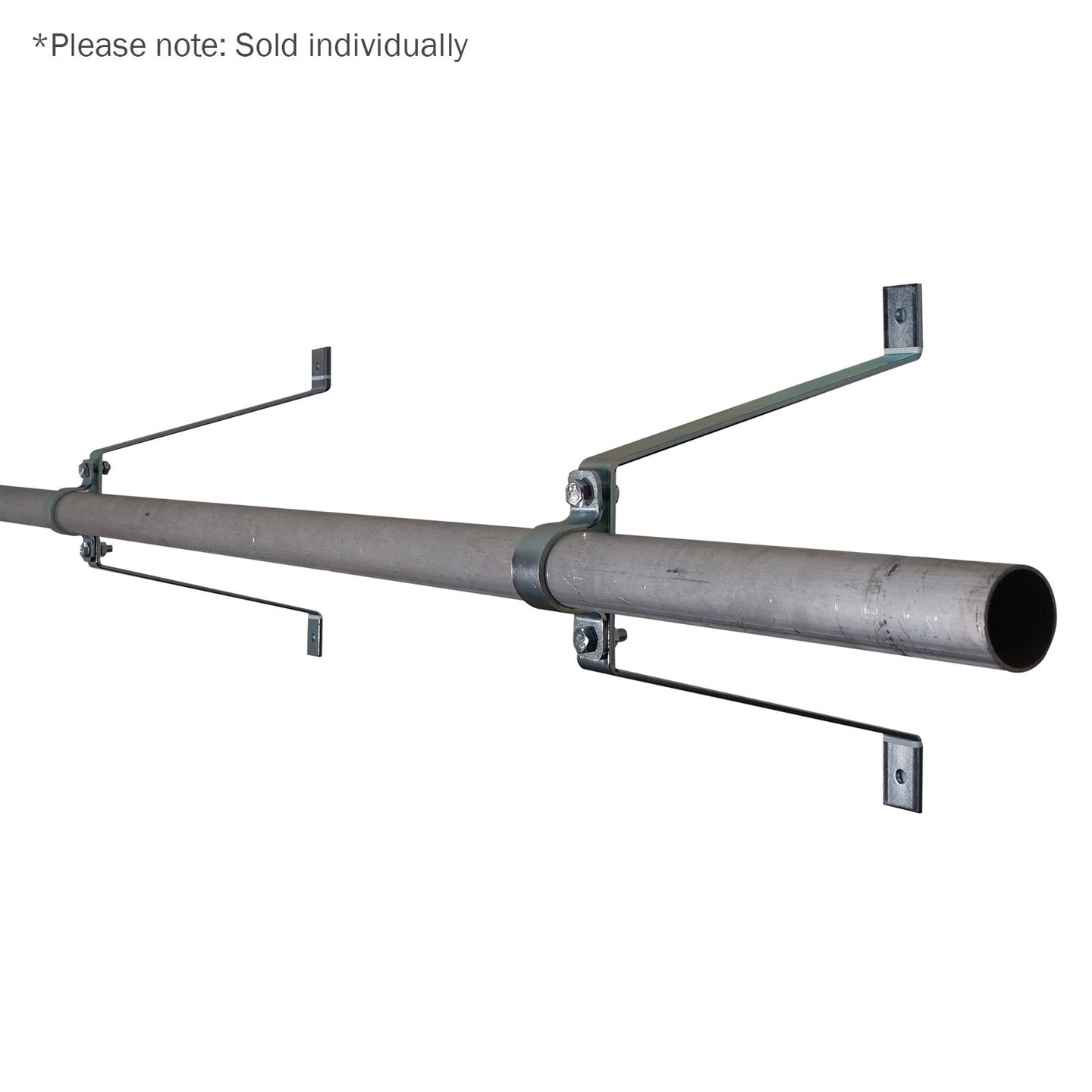 Elumen8 Pipe To Wall Bracket 300mm Zinc - Alternate View 1