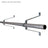 Elumen8 Pipe To Wall Bracket 300mm Zinc - Alternate View 1