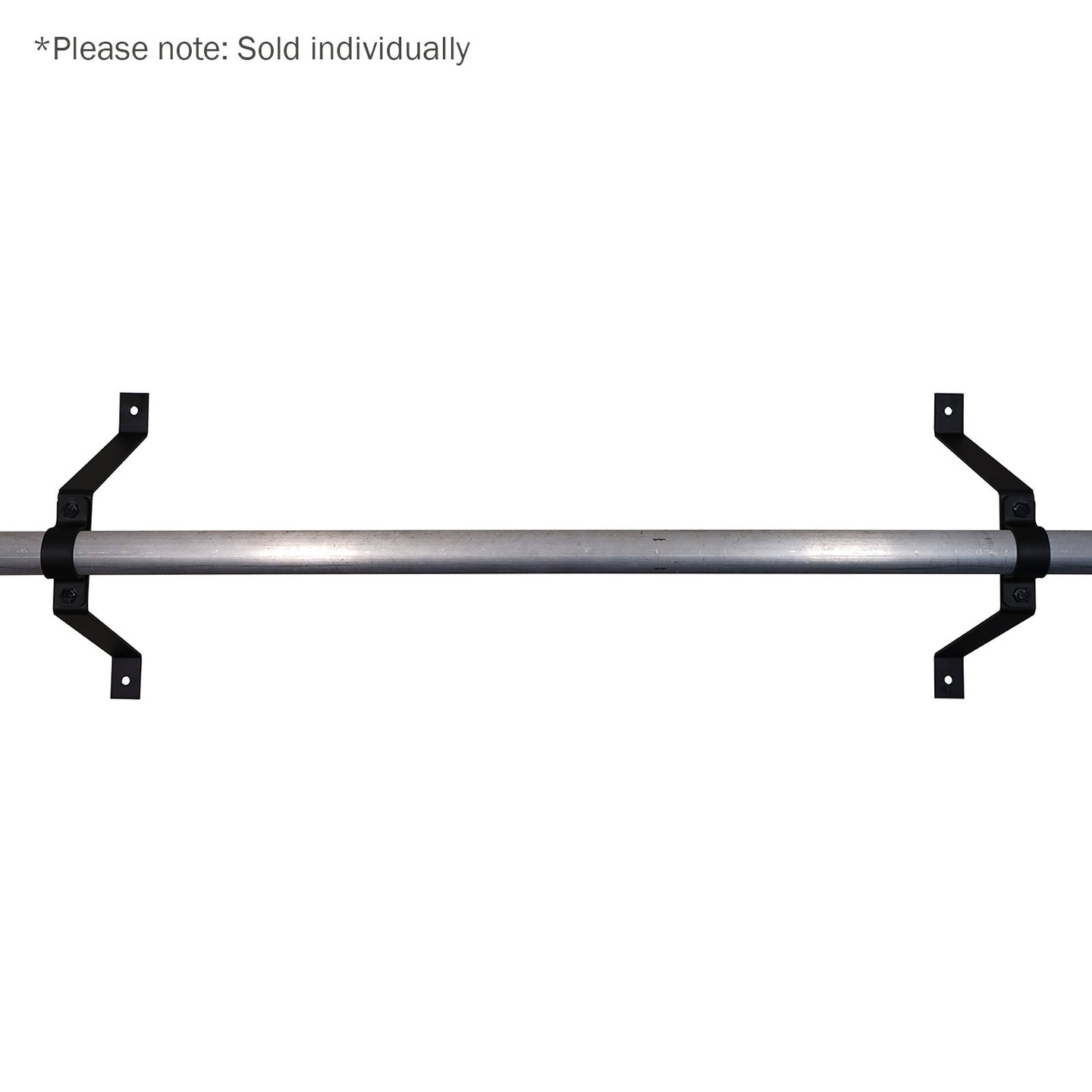 Elumen8 Pipe To Wall Bracket 300mm Black - Alternate View 4