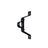 Elumen8 Pipe To Wall Bracket 100mm Black - Alternate View 4