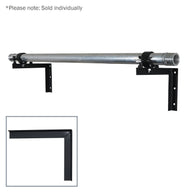 Elumen8 Angle Bracket 195 x 240mm Black - Back Panel and Connections