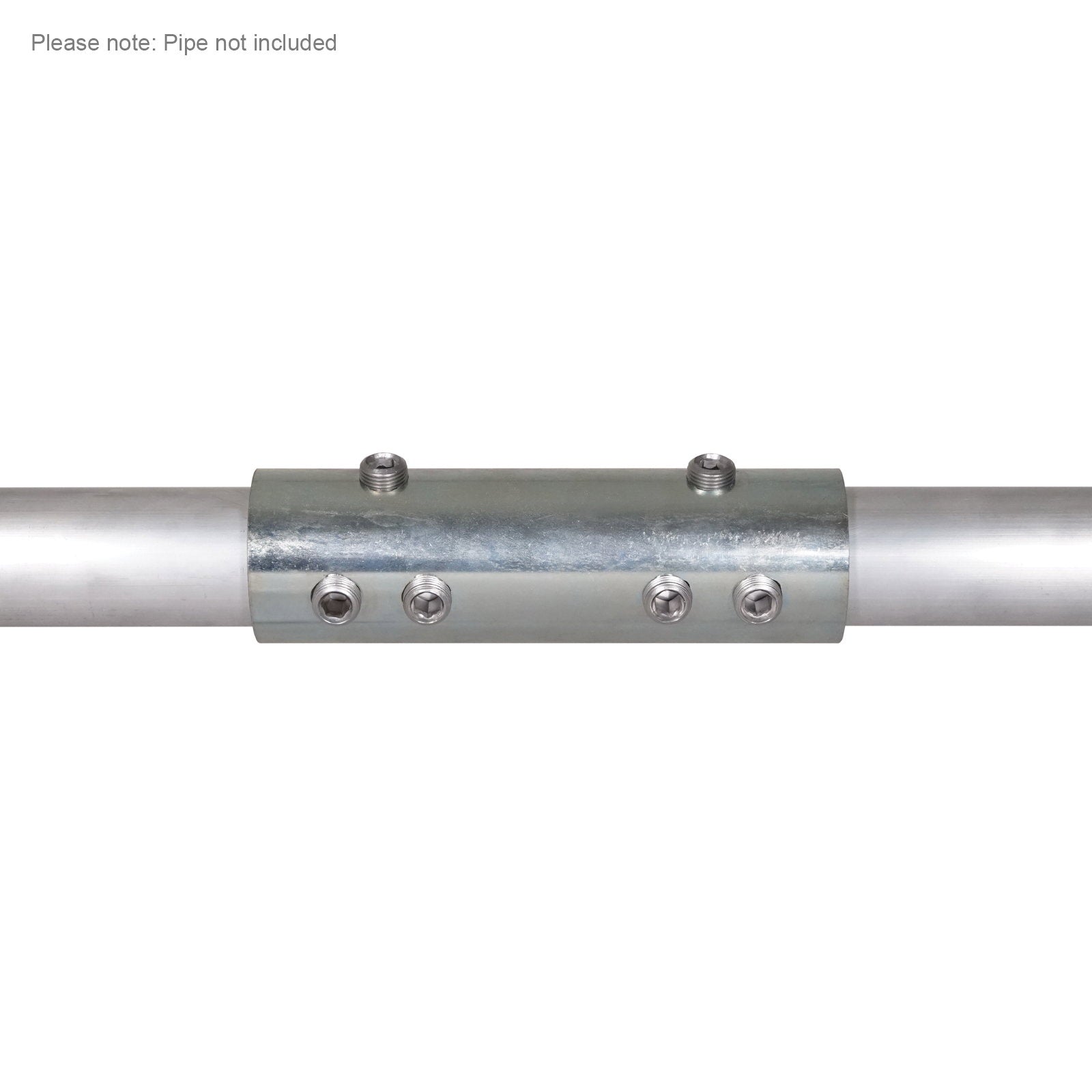 Elumen8 48.3mm Scaffold Tube Joiner - Zinc - Main View