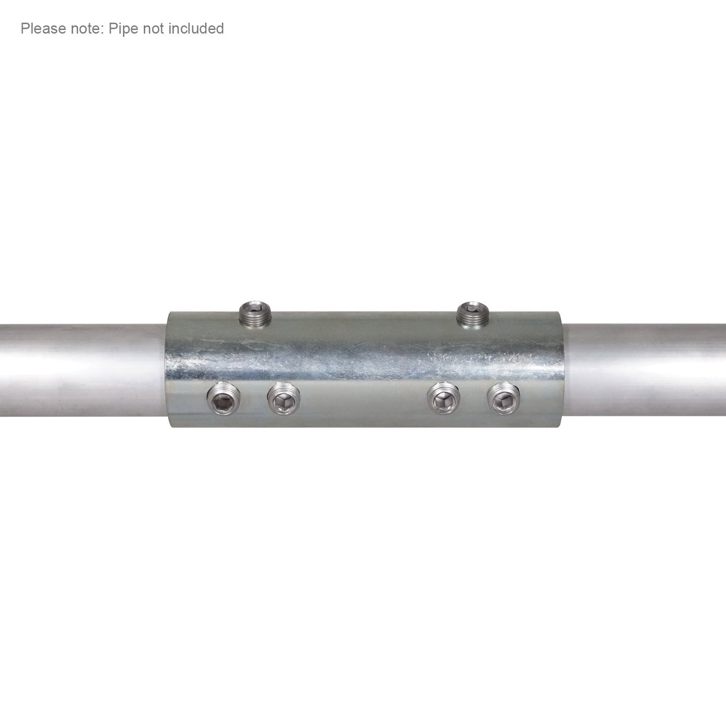 Elumen8 48.3mm Scaffold Tube Joiner - Zinc - Main View