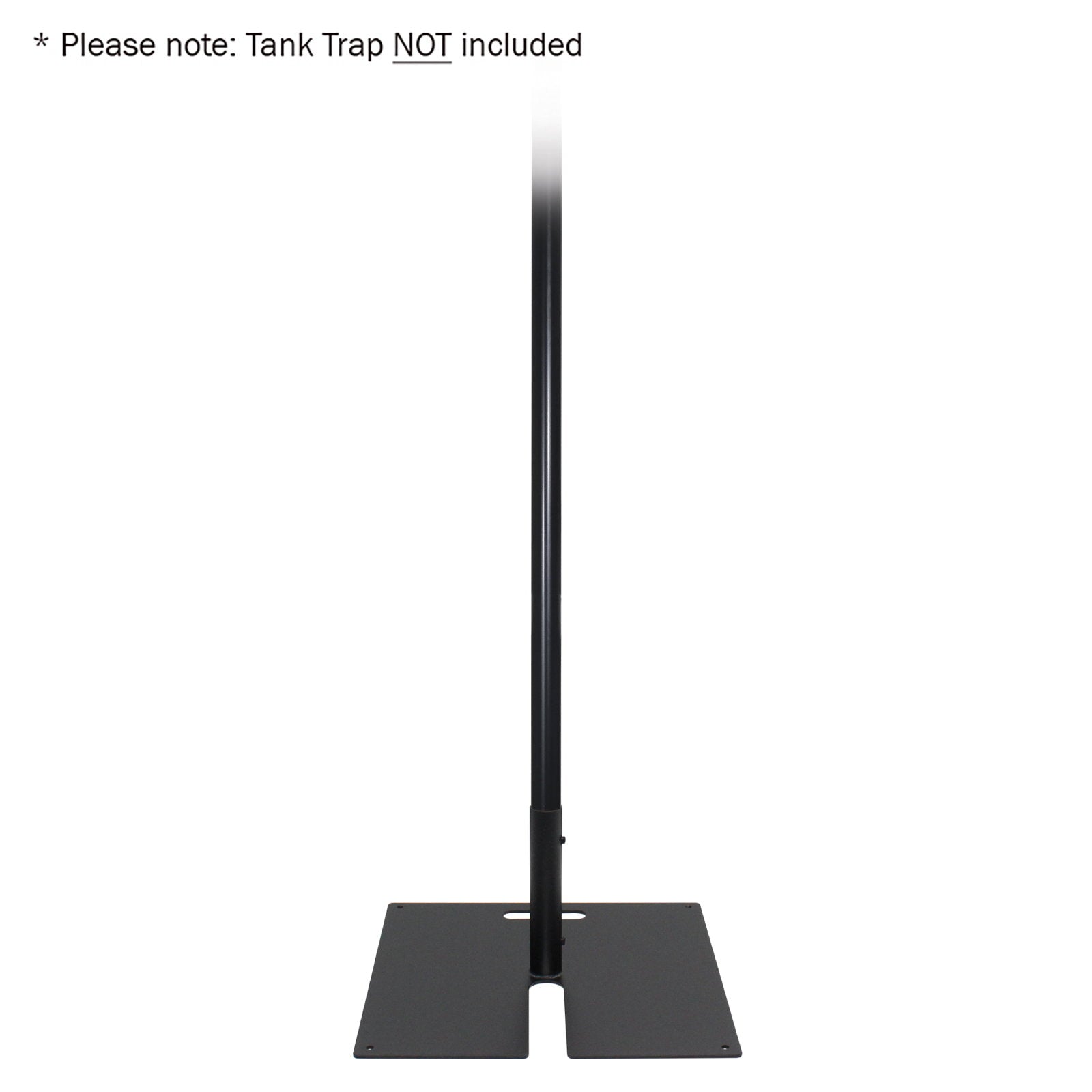 Elumen8 3m Aluminium Tube - 48.3 x 4mm Stage Black - Main View