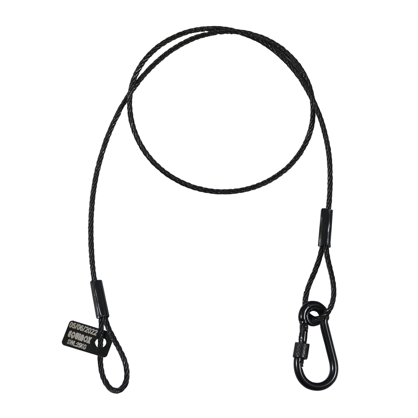 Equinox 75cm Black Stainless Steel Safety Wire 25kg - Alternate View 1