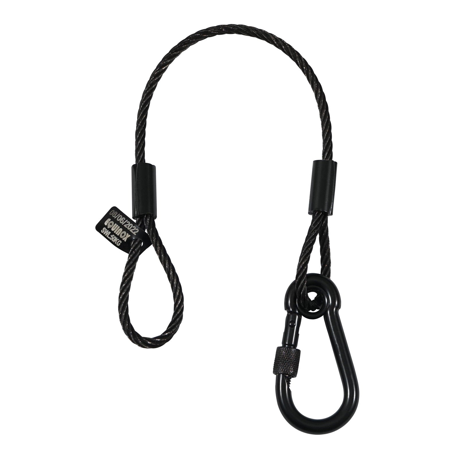 Equinox 35cm Black Stainless Steel Safety Wire 50kg - Alternate View 1