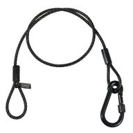 Equinox 75cm Black Stainless Steel Safety Wire 50kg - Main View