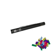 Equinox Electric Confetti Cannon 50cm Multicoloured Metallic - Main View