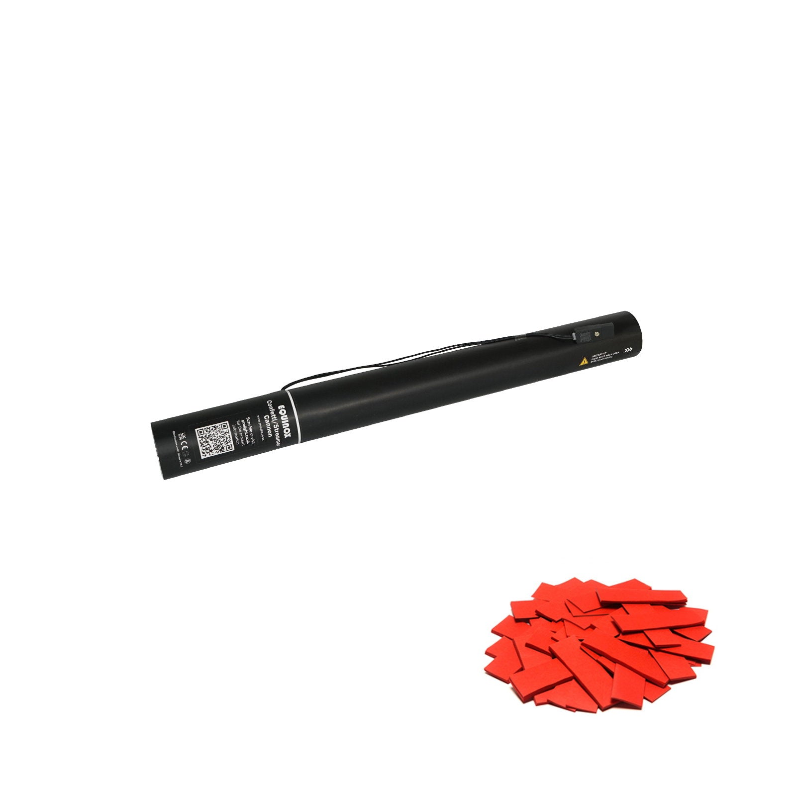 Equinox Electric Confetti Cannon 50cm Red - Main View
