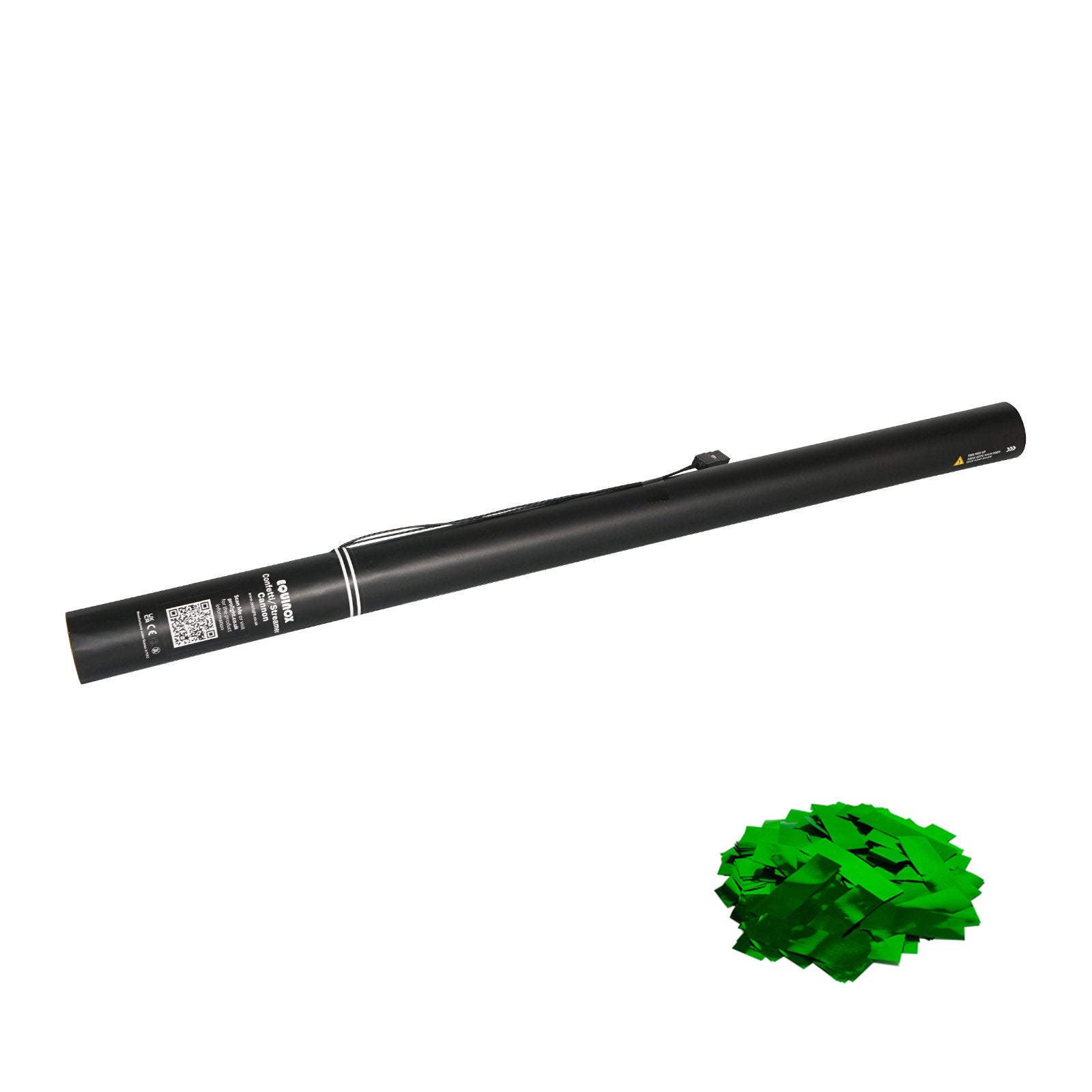 Equinox Electric Confetti Cannon 80cm Green Metallic - Main View