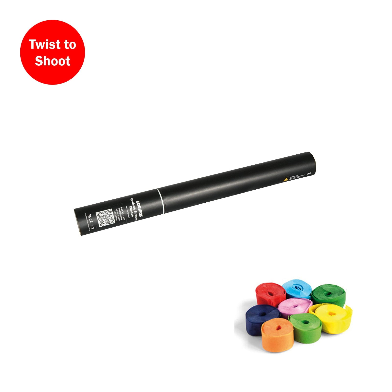 Equinox Handheld Streamer Cannon 50cm Multicoloured - Main View