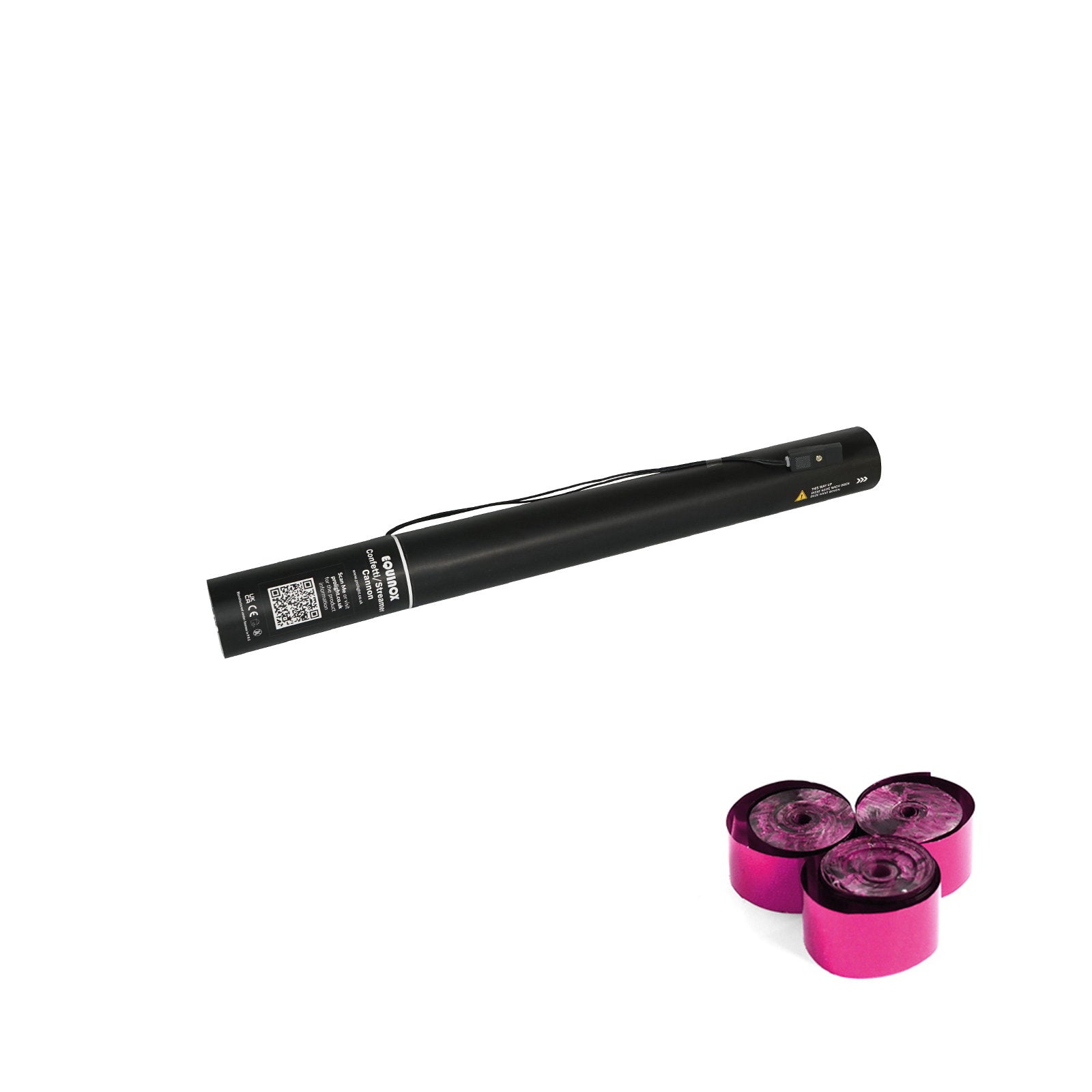Equinox Electric Streamer Cannon 50cm Pink Metallic - Main View