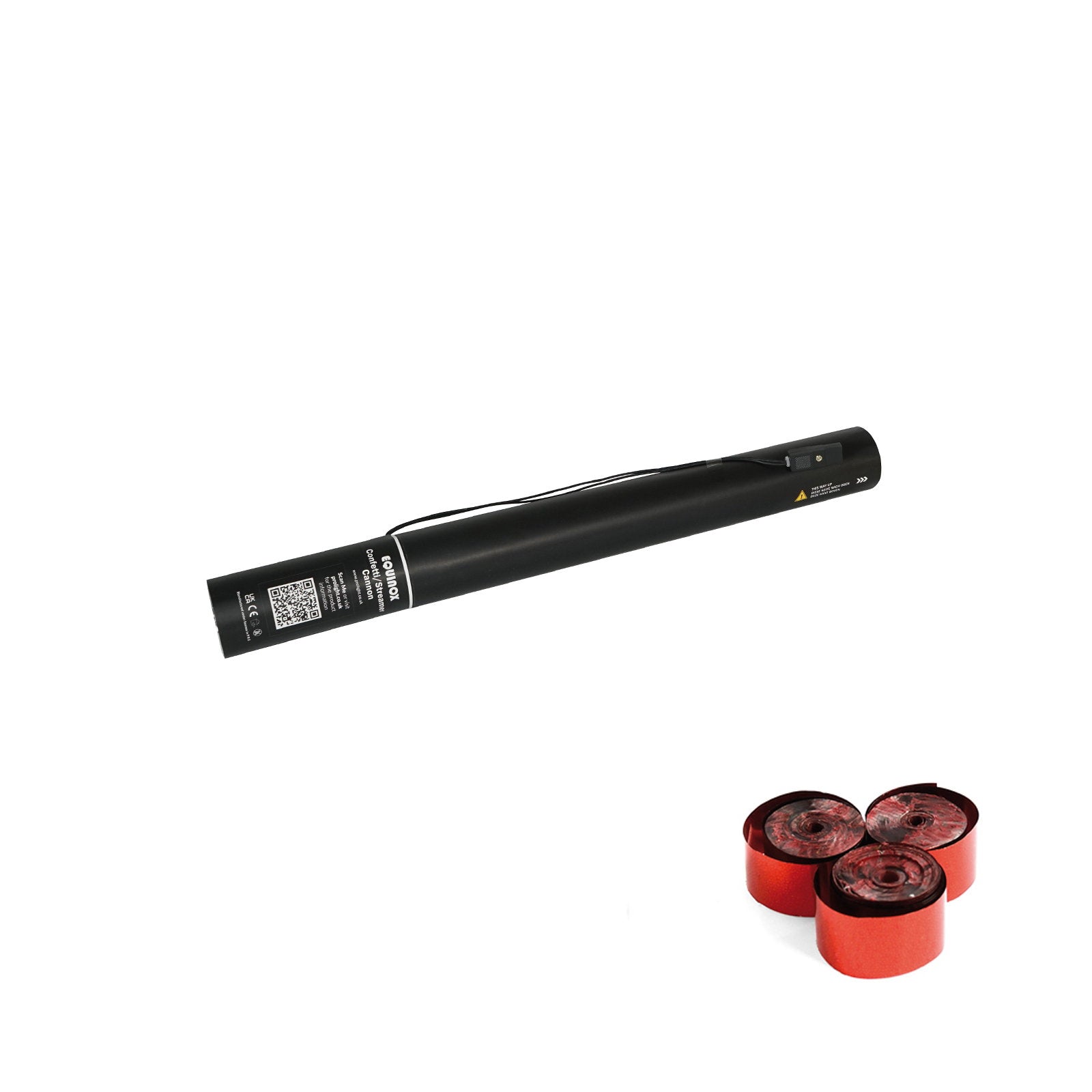 Equinox Electric Streamer Cannon 50cm Red Metallic - Main View