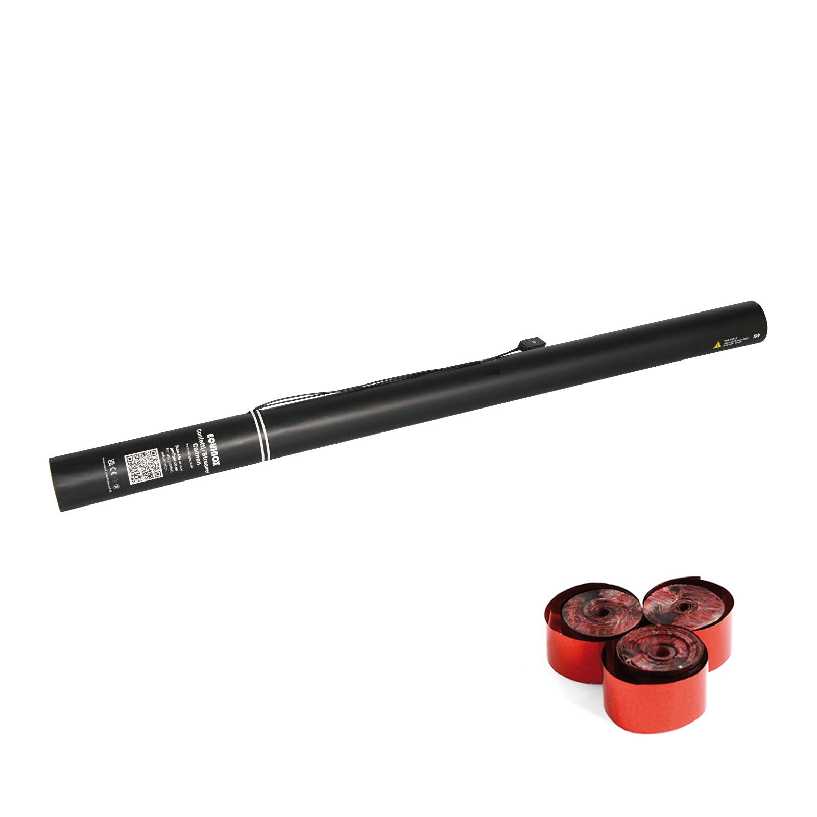 Equinox Electric Streamer Cannon 80cm Red Metallic - Main View