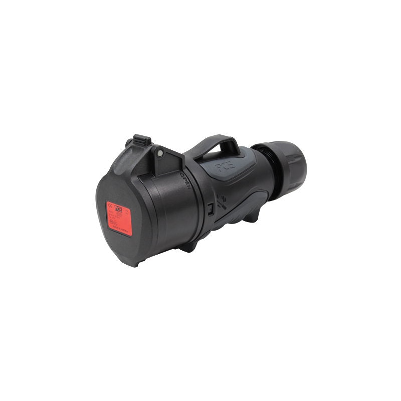 PCE 16A 415V 3P+N+E Black Socket (2153-6x) - Alternate View 1