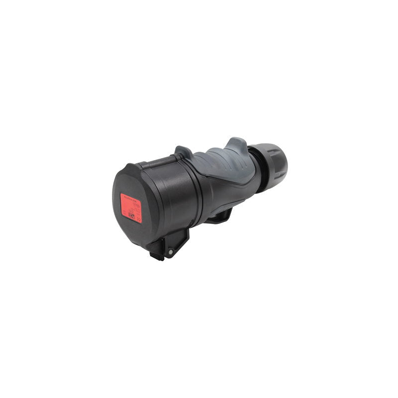 PCE 16A 415V 3P+N+E Black Socket (2153-6x) - Back Panel and Connections