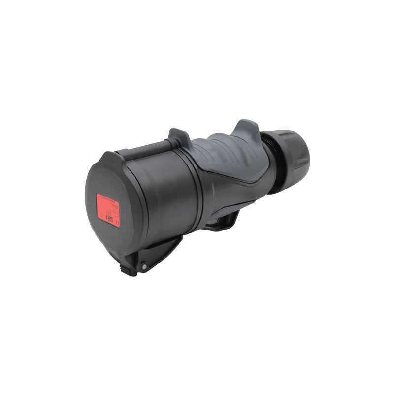 PCE 32A 415V 3P+N+E Black Socket (2253-6x) - Alternate View 1