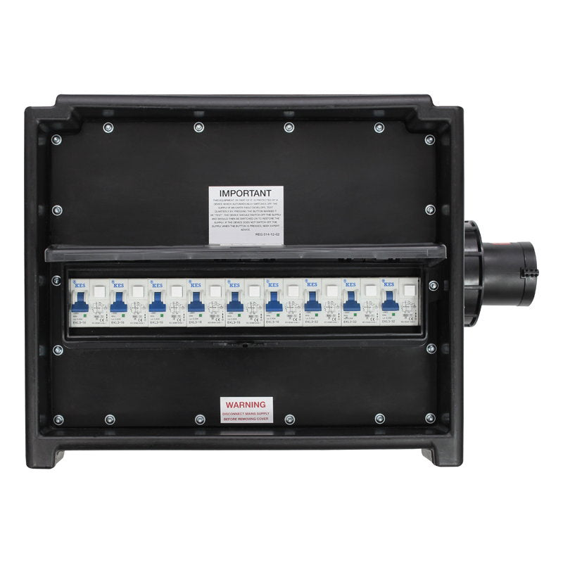 Elumen8 MERZ Distribution Box 63A 3PH RCBO (A80BLK) - Alternate View 1