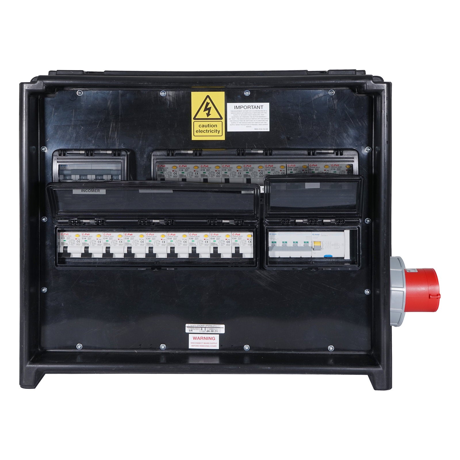 Elumen8 MERZ Distribution Box 125A 3PH to 63A/32A/16A RCBO - Alternate View 3