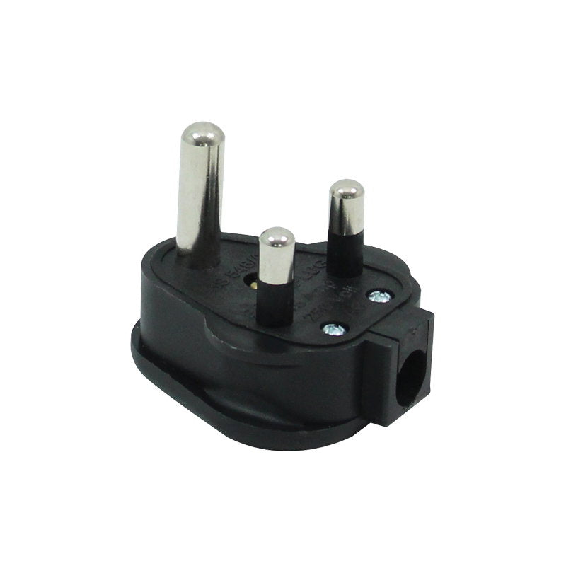 Masterplug 15A HD Round Pin Mains Plug Black (HDPT15B) - Main View