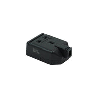 Masterplug 1 Gang 13A HD Mains Socket Black (ELS13B) - Main View