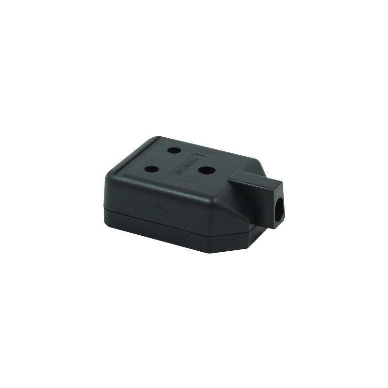 Masterplug 1 Gang 15A HD Round Pin Mains Socket Black (ELS15B) - Alternate View 1