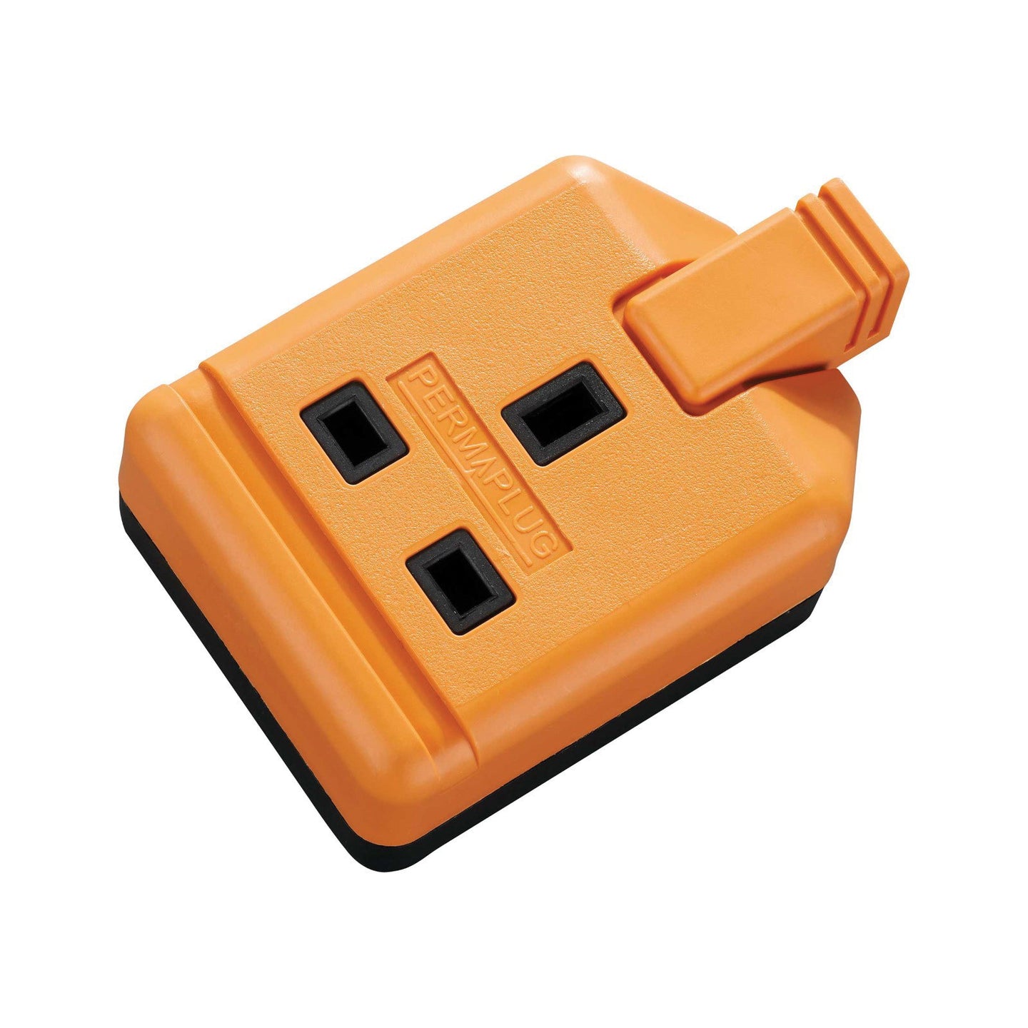 Masterplug 1 Gang 13A HD Mains Socket Orange (ELS13O) - Alternate View 1