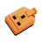 Masterplug 1 Gang 13A HD Mains Socket Orange (ELS13O) - Alternate View 1