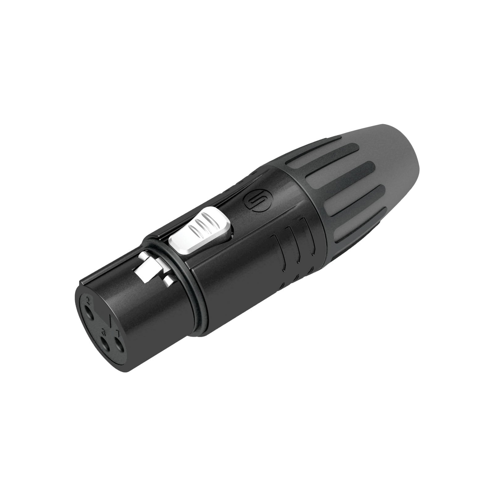 Seetronic 3-Pin Female XLR Black SCMF3-B - Main View