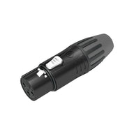 Seetronic 3-Pin Female XLR Black SCMF3-B - Main View