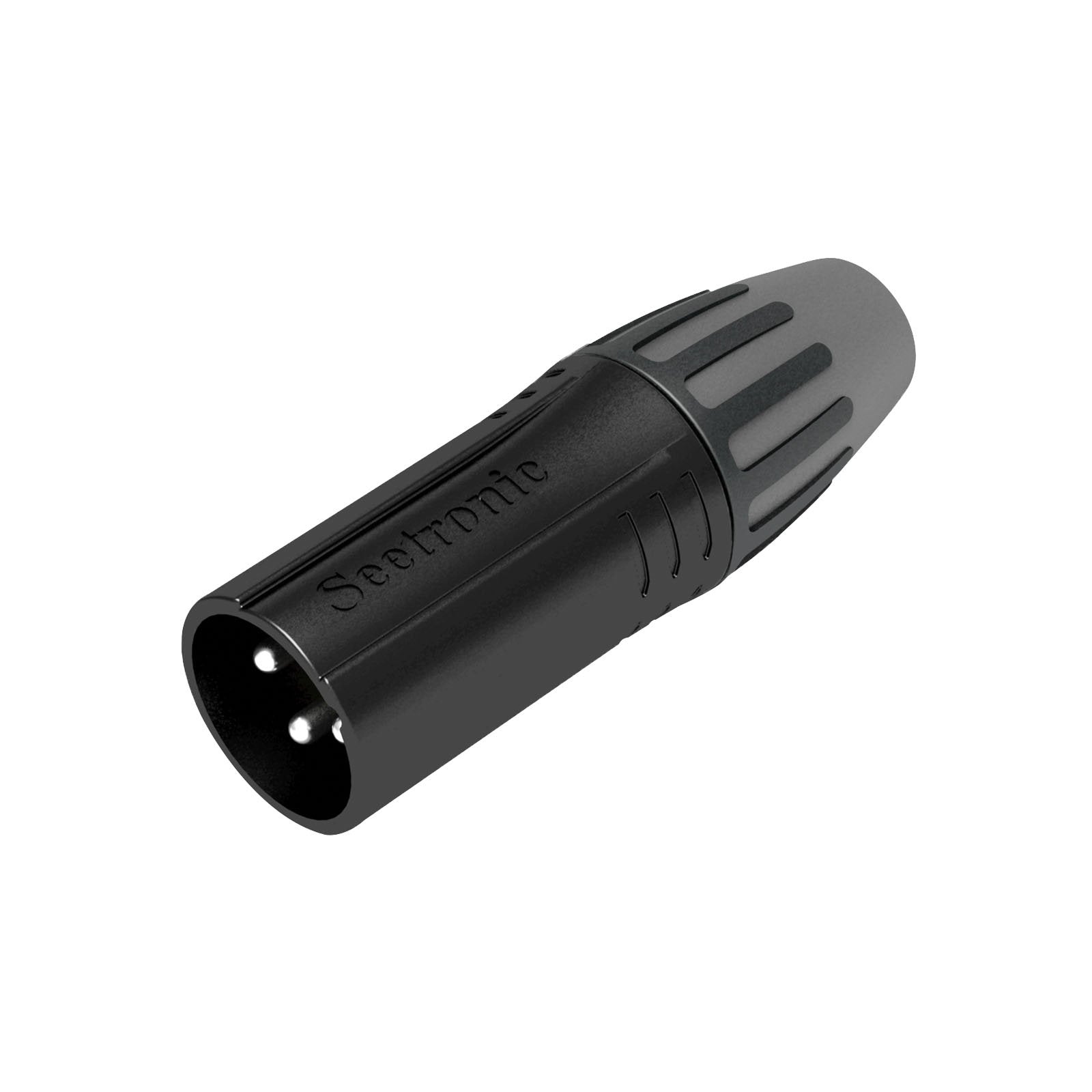 Seetronic 3-Pin Male XLR Black SCMM3-B - Main View