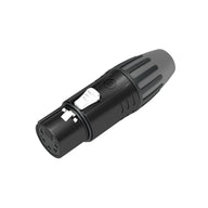 Seetronic 5-Pin Female XLR Black SCMF5-B - Main View