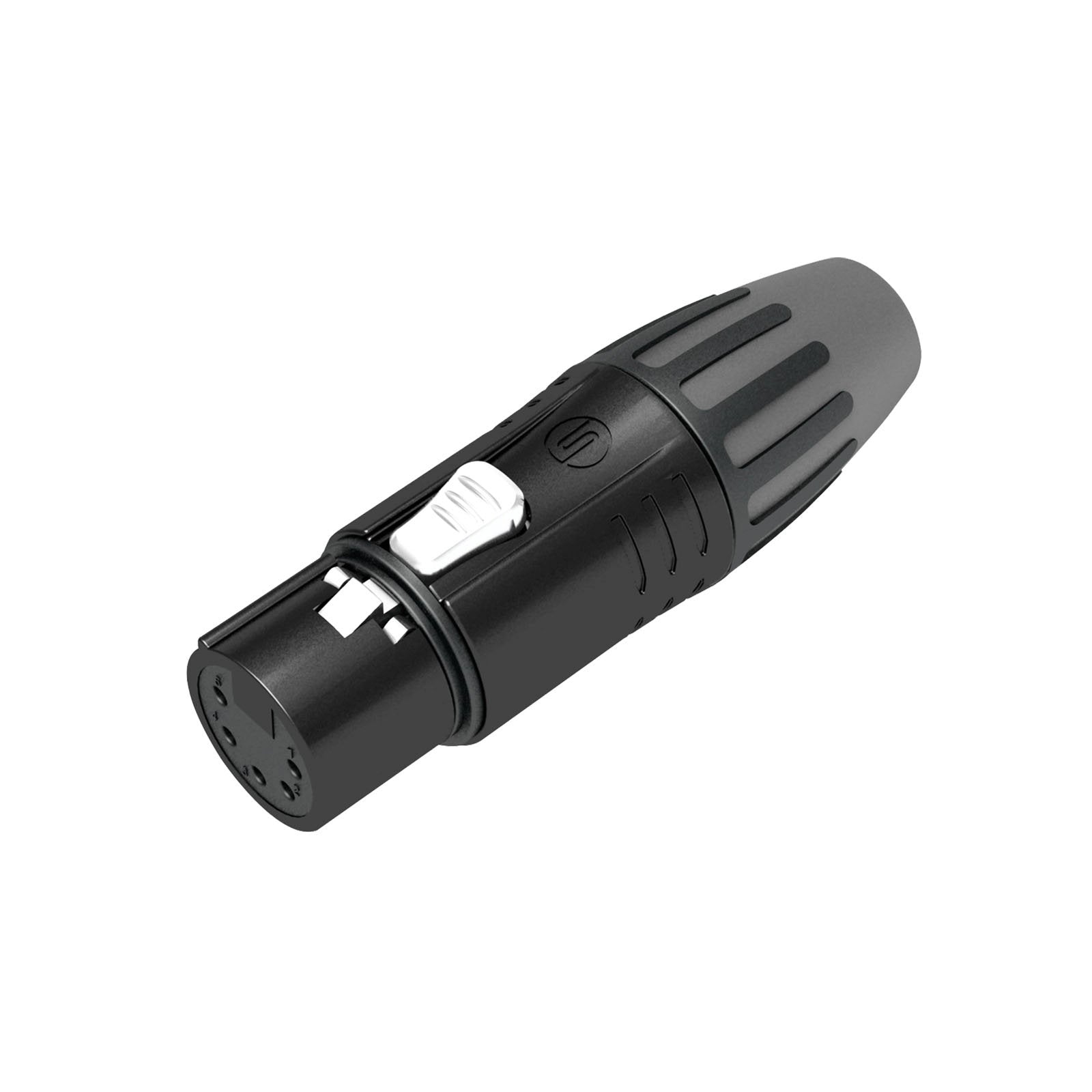 Seetronic 5-Pin Female XLR Black SCMF5-B - Main View