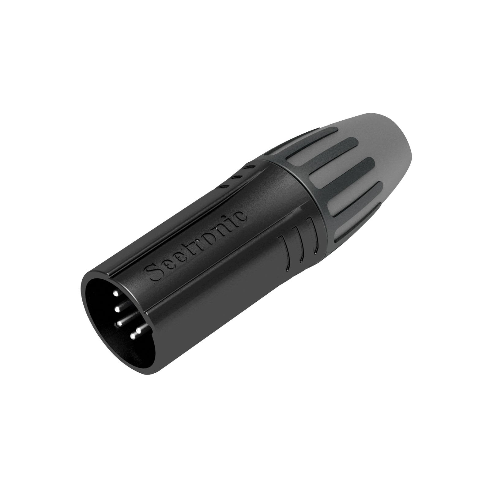 Seetronic 5-Pin Male XLR Black SCMM5-B - Main View