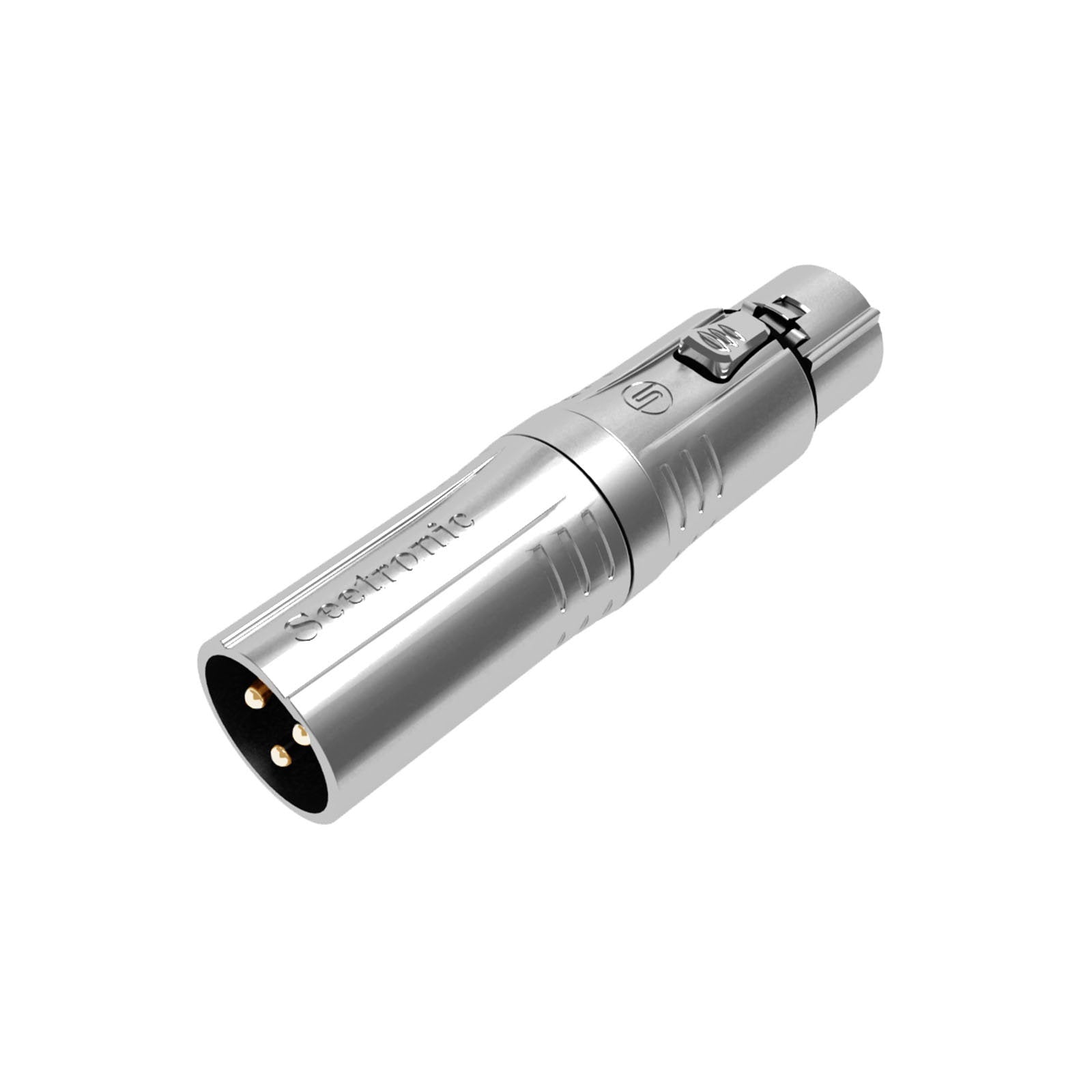Seetronic XLR DMX Adaptor 3-Pin Male to 5-Pin Female MA3M5F - Main View