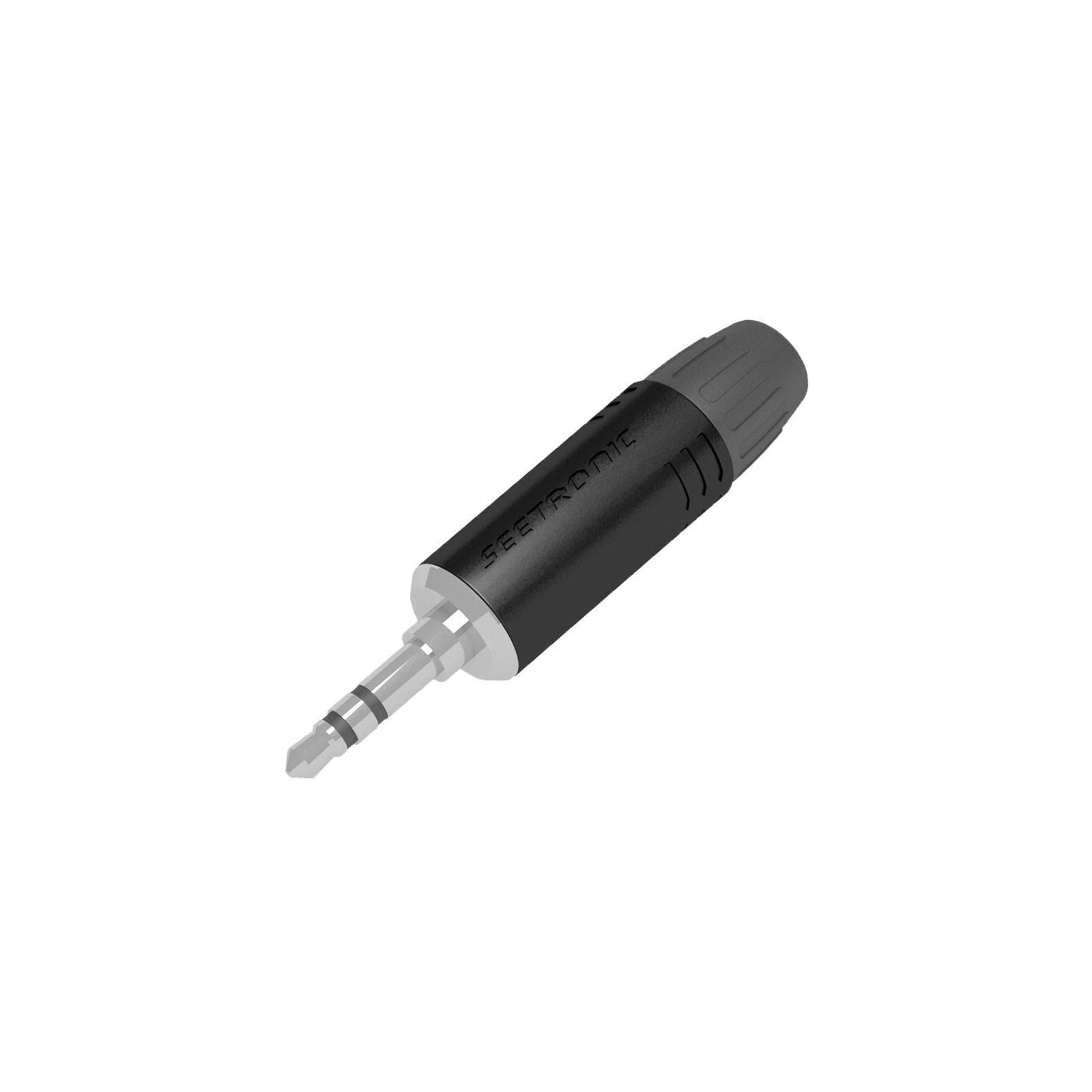 Seetronic 3.5mm 3-Pole Jack Plug Black MTP3C-B - Main View