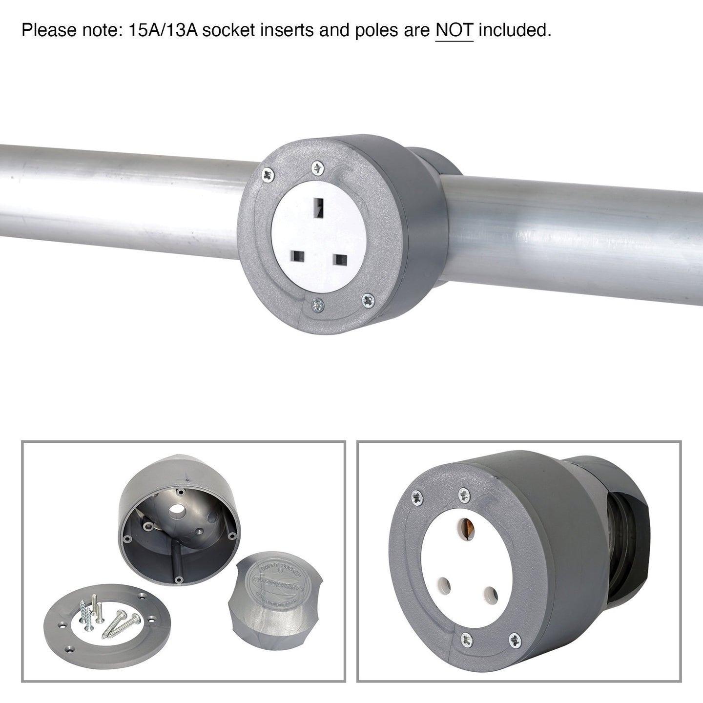 Robolights Grey Smart Socket Set for 13A/15A (SSS/15A/G) - Main View