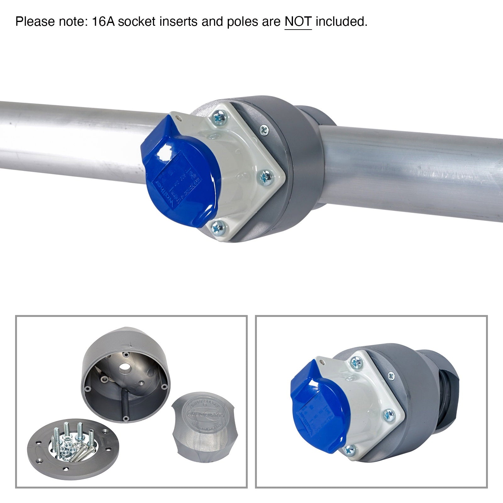 Robolights Grey Smart Socket Set for 16A (SSS/16A/G) - Main View