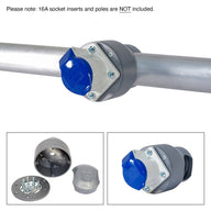 Robolights Grey Smart Socket Set for 16A (SSS/16A/G) - Main View
