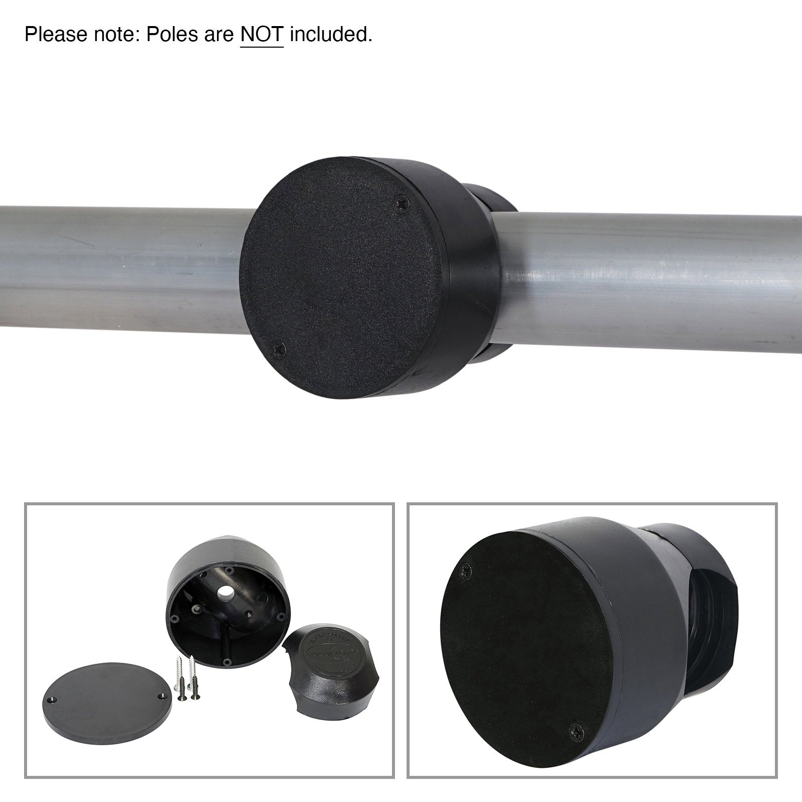 Robolights Black Smart Socket Set with Blank Lid (SSS/B/B) - Main View