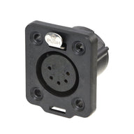 Neutrik XLR 5-pin Female Chassis Socket NC5FDX-TOP - Main View